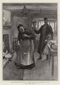 Terug van de Oorlog op tijd voor de Kerstgans door William Rainey